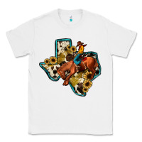 White rodeo sunflower texas map Classic Tee - JahusDesignShop