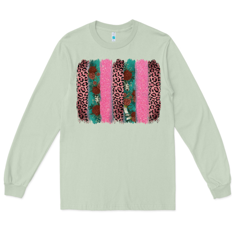 Valentine's Leopard Brushstroke Long Sleeve Tee by AdoDesignShop | Teevron
