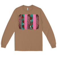 Toasted Coconut valentine's leopard brushstroke Long Sleeve Tee - AdoDesignShop