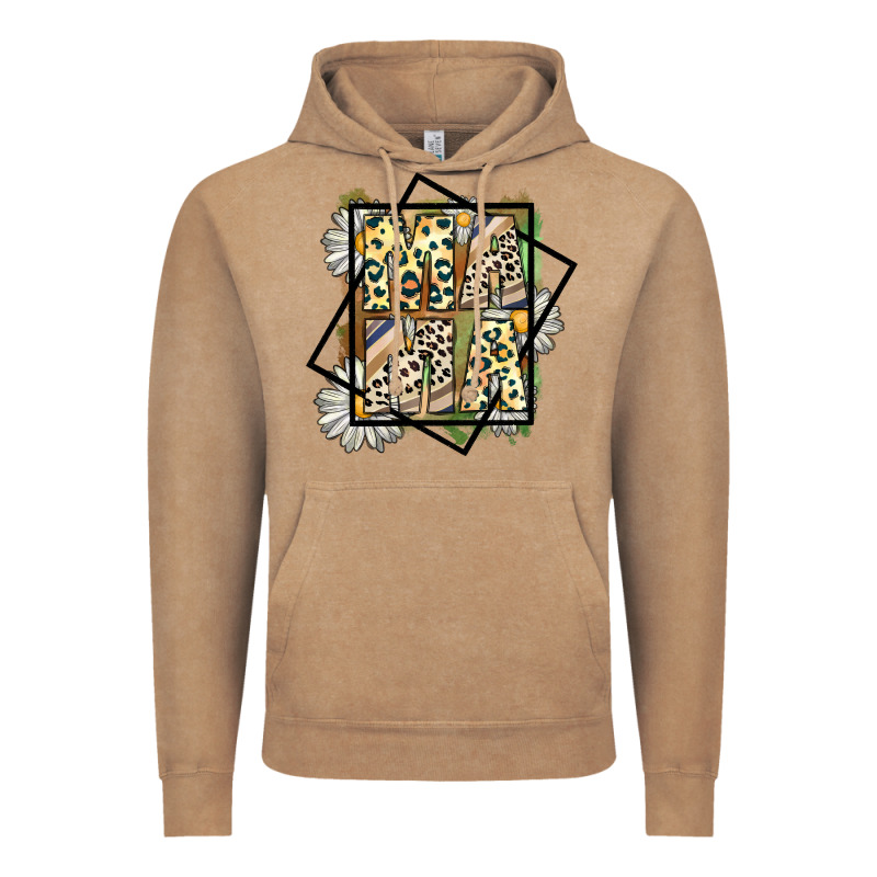 Mama Leopard Vintage Hoodie by CowhideDigitalArt | Teevron