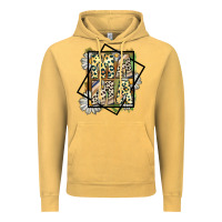 Vintage Mustard mama leopard Vintage Hoodie - CowhideDigitalArt