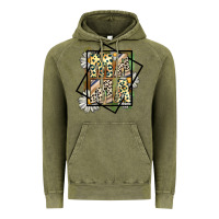 Vintage Olive mama leopard Vintage Hoodie - CowhideDigitalArt