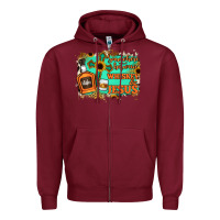Burgundy Somewhere Between Whiskey and Jesus Zipper Hoodie - Jasminsmagicworld