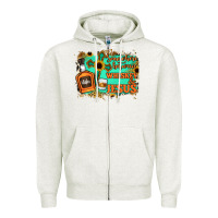 Oatmeal Heather Somewhere Between Whiskey and Jesus Zipper Hoodie - Jasminsmagicworld