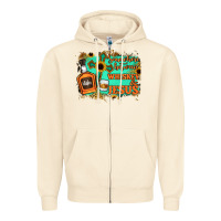 Sandshell Somewhere Between Whiskey and Jesus Zipper Hoodie - Jasminsmagicworld
