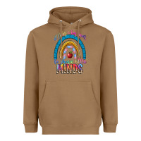 Toasted Coconut it takes a big heart to shape little Heavyweight Hoodie - NancyCooperArtShop