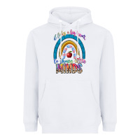White it takes a big heart to shape little Heavyweight Hoodie - NancyCooperArtShop