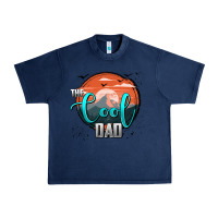 Navy the cool dad Urban Heavy Tee - AdoDesignShop