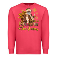 Cardinal have a melanin christmas black santa Premium Sweatshirt - MaliasSmallBusiness