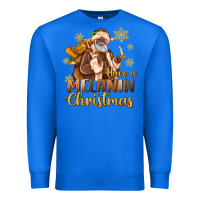 True Royal have a melanin christmas black santa Premium Sweatshirt - MaliasSmallBusiness