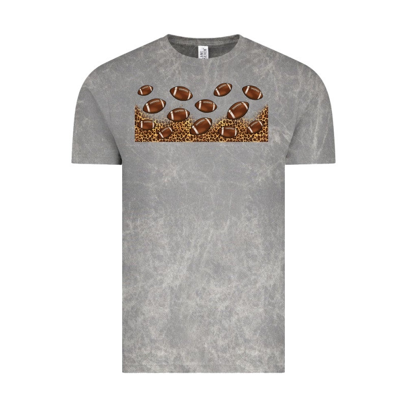 Leopard American Football Libbey Glass Vintage Tee by HRA Design Shop | Teevron