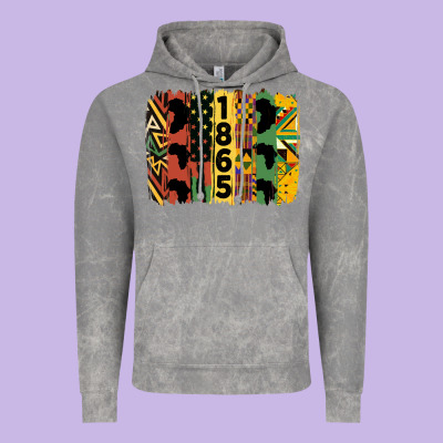 Juneteenth 1865 Brush Stroke Vintage Hoodie Designed By Hra Design Shop