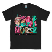 Black nurse coffee scrubs rubber gloves Classic Tee - Jasminsmagicworld