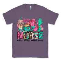 Lavender nurse coffee scrubs rubber gloves Classic Tee - Jasminsmagicworld
