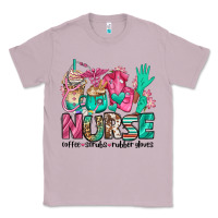 Lilac nurse coffee scrubs rubber gloves Classic Tee - Jasminsmagicworld