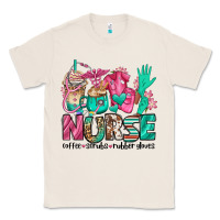 Natural nurse coffee scrubs rubber gloves Classic Tee - Jasminsmagicworld