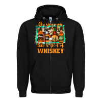 Black Chasing You Like a Shot of Whiskey Zipper Hoodie - Jasminsmagicworld