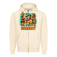 Sandshell Chasing You Like a Shot of Whiskey Zipper Hoodie - Jasminsmagicworld