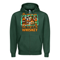 Sports Green Chasing You Like a Shot of Whiskey Zipper Hoodie - Jasminsmagicworld