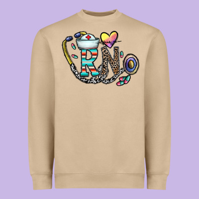 Rn Heavyweight Sweatshirt Designed By Cowhidedigitalart