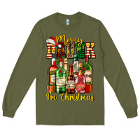 Army Green merry drunk im christmas Long Sleeve Tee - AdoDesignShop