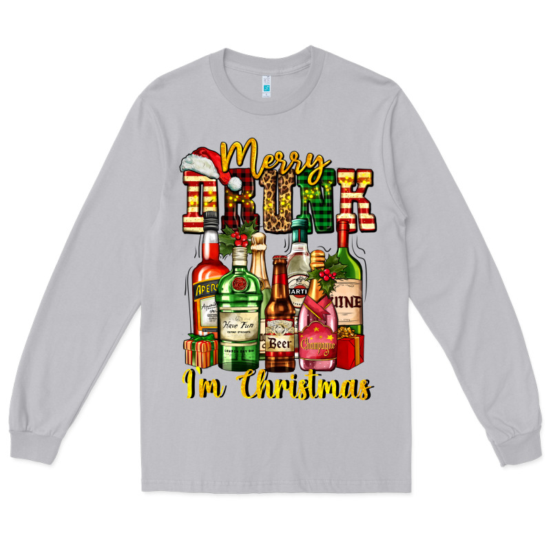 Merry Drunk Im Christmas Long Sleeve Tee by AdoDesignShop | Teevron