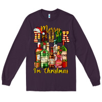 Plum merry drunk im christmas Long Sleeve Tee - AdoDesignShop