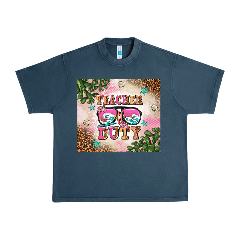 Teacher Of Duty Summer Break Urban Heavy Tee by AdoDesignShop | Teevron