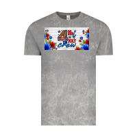 Cloud Rock floral 4th of july crew license plate Vintage Tee - HRA Design Shop