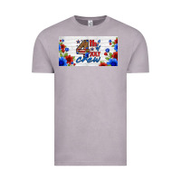 Vintage Zinc floral 4th of july crew license plate Vintage Tee - HRA Design Shop
