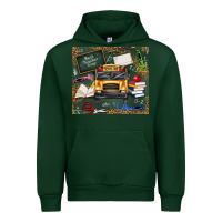 Foreset Green school bus back to school Urban Hoodie - texasbilliewilder