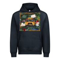 Navy school bus back to school Urban Hoodie - texasbilliewilder