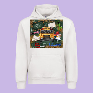 School Bus Back To School Urban Hoodie Designed By Texasbilliewilder