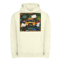 Pigment Pistachio school bus back to school Urban Hoodie - texasbilliewilder