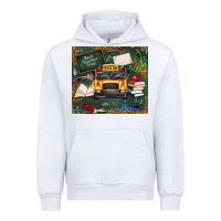 White school bus back to school Urban Hoodie - texasbilliewilder
