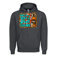 Smoke Whiskey Bent and Hell Bound Zipper Hoodie - Jasminsmagicworld