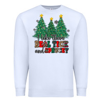 White i like they real thick and sprucey Premium Sweatshirt - MaliasSmallBusiness