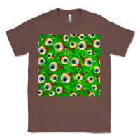 Chestnut halloween eye balls seamless pattern Classic Tee - BundleAndBundleShop