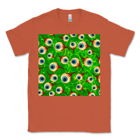 Copper halloween eye balls seamless pattern Classic Tee - BundleAndBundleShop