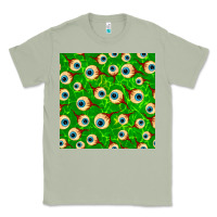 Matcha halloween eye balls seamless pattern Classic Tee - BundleAndBundleShop
