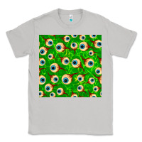 Moon Dust halloween eye balls seamless pattern Classic Tee - BundleAndBundleShop