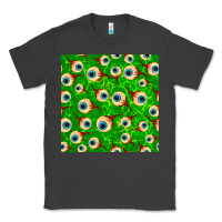 Smoke halloween eye balls seamless pattern Classic Tee - BundleAndBundleShop