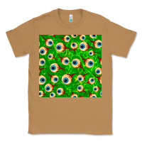 Toasted Coconut halloween eye balls seamless pattern Classic Tee - BundleAndBundleShop