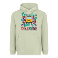 Matcha ive got a bus full of valentine Heavyweight Hoodie - NancyCooperArtShop