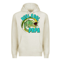 Oatmeal Heather reel cool papa Premium Hoodie - Jasminsmagicworld