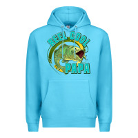 Ocean Blue reel cool papa Premium Hoodie - Jasminsmagicworld