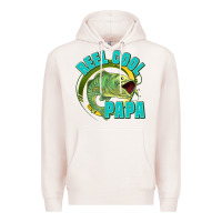 Pale Pink reel cool papa Premium Hoodie - Jasminsmagicworld