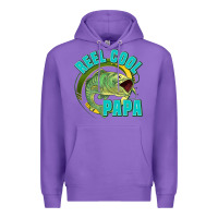Purple reel cool papa Premium Hoodie - Jasminsmagicworld