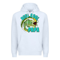 White reel cool papa Premium Hoodie - Jasminsmagicworld