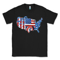 Black America map Classic Tee - CowhideDigitalArt